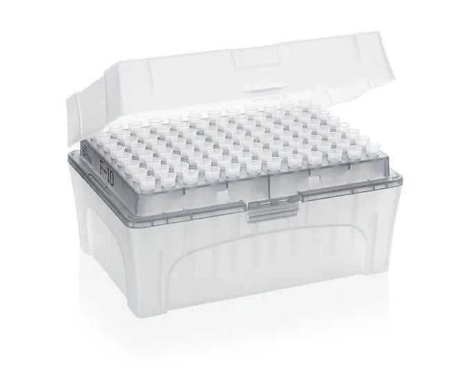 Filter tips, racked, TipBox, 0.5 - 10 µl, BIO-CERT® LIQUID HANDLING QUALITY, sterile, PP, filter PE, colorless