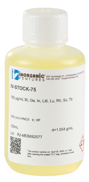 100 ppm 8 Element ICP-MS Internal Standard, 125mL