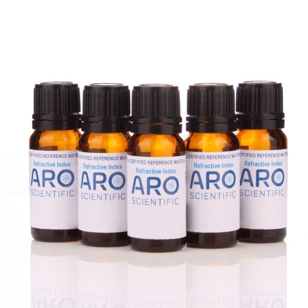 Refractive Index Certified Reference Material at 15 °C, 20 °C, 25 °C and 30 °C  (Nominal RI Value 1.4599 nD at 25 °C)