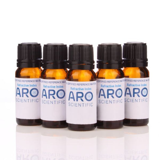 Refractive Index Certified Reference Material at 15 °C, 20 °C, 25 °C and 30 °C  (Nominal RI Value 1.4599 nD at 25 °C)