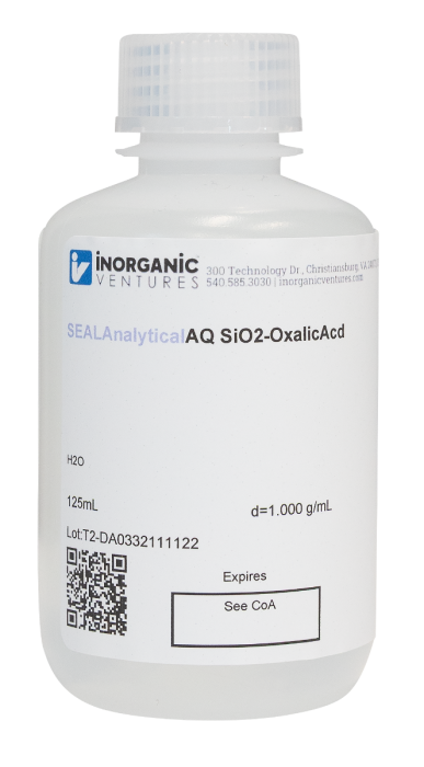 Oxalic Acid Reagent (10% w/v) for Silica Analysis, 125mL