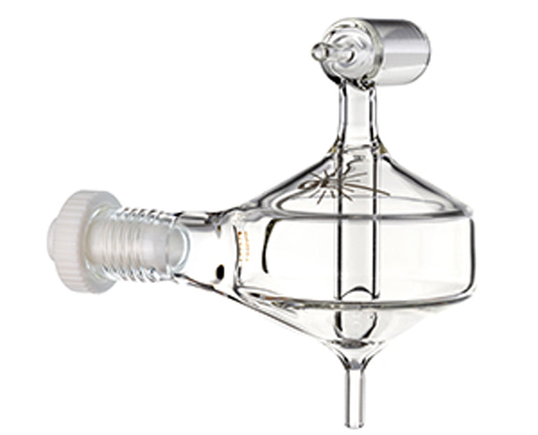 Twister Spray Chamber with Helix with Aux. Port (requires adaptor KT-1006)