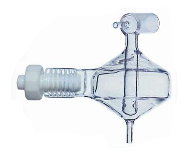 Twinnabar Spray Chamber with Helix with Aux. Port (requires adaptor KT-1006)