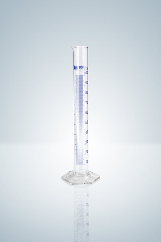 Measuring cylin. DURAN&reg;, cl.B, blue grad