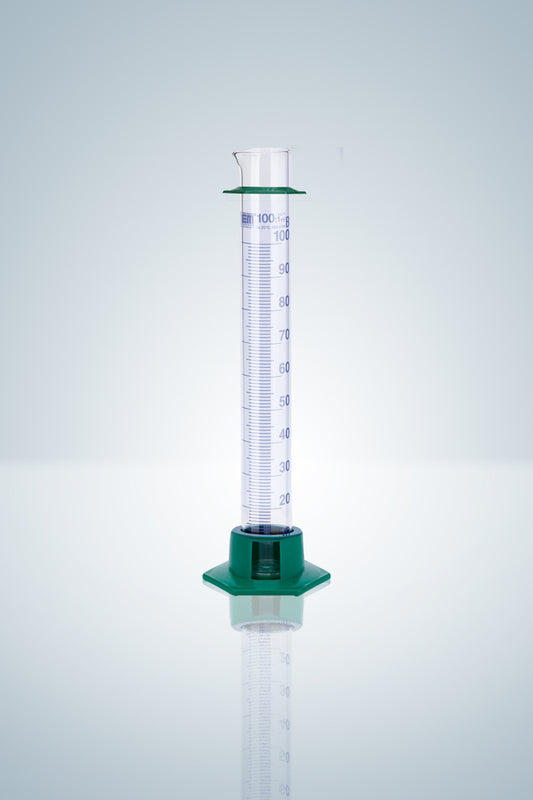 Measuring cylin. DURAN&reg;, cl.B, blue grad