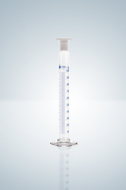 Measuring cylin. DURAN&reg;, cl.B, blue grad