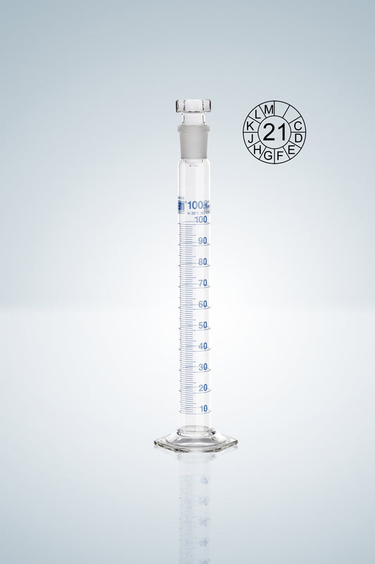 Measuring cylin. DURAN&reg;, cl.A, blue grad
