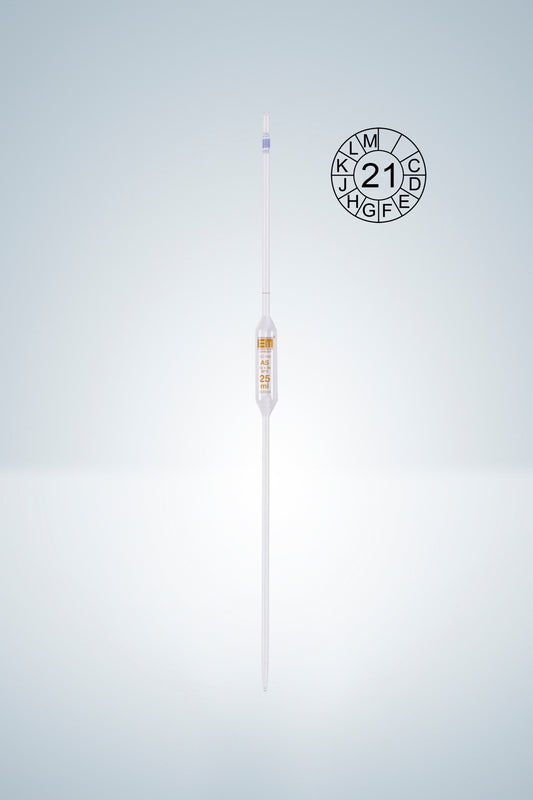 Graduated pipettes, cl. AS, amber grad.