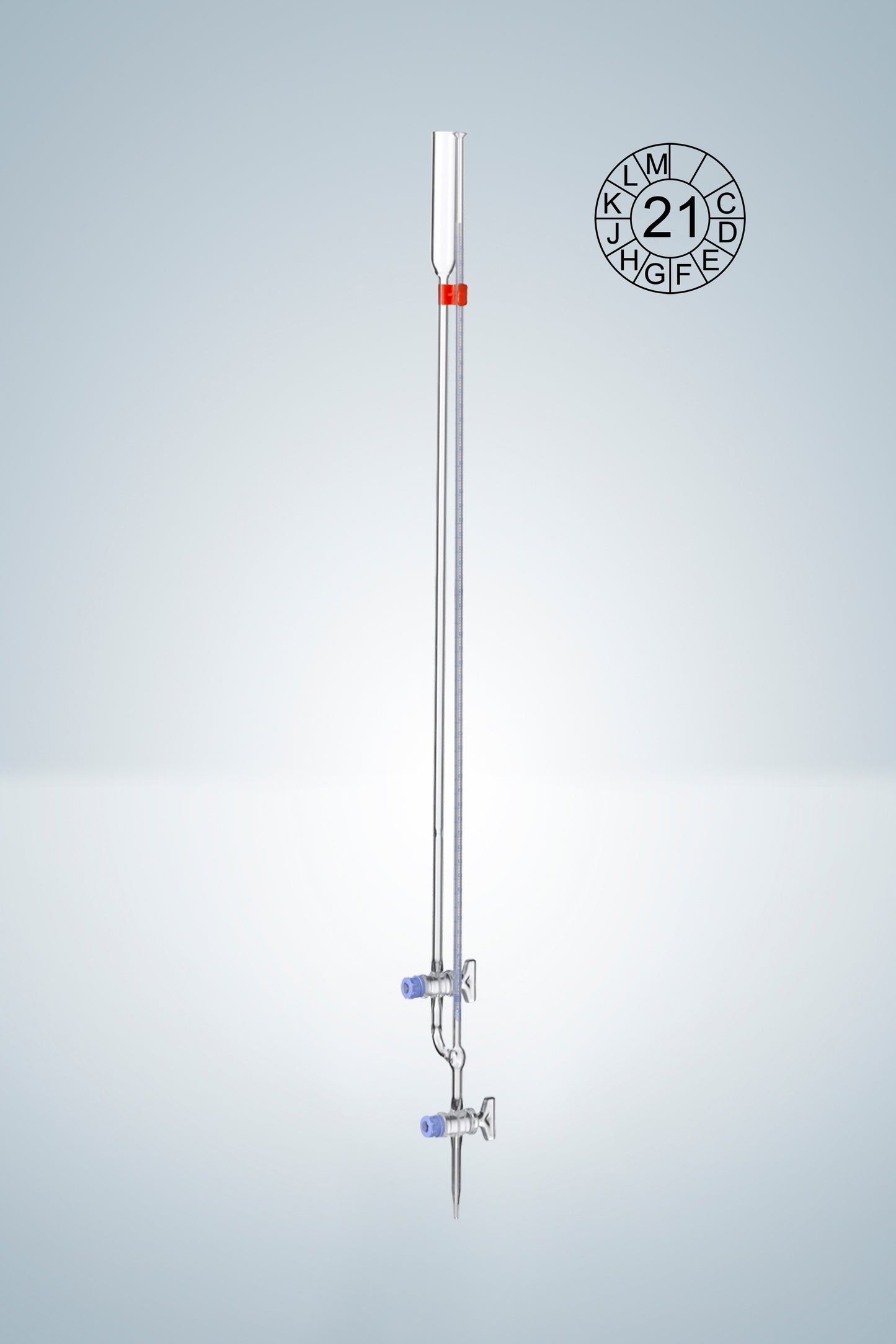 Micro burette DURAN&reg;, cl. AS blue grad.