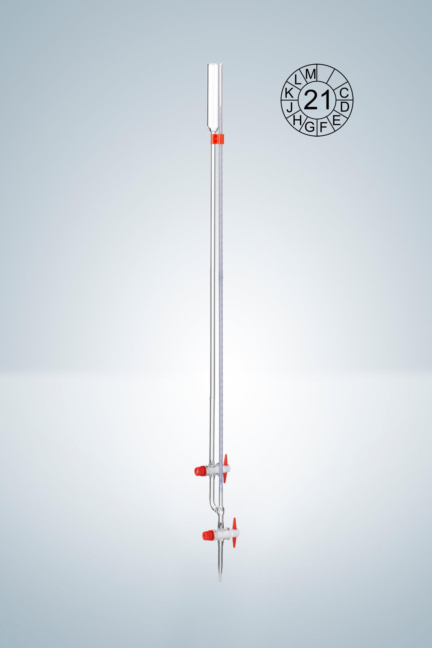 Micro burette DURAN&reg;, cl. AS blue grad.