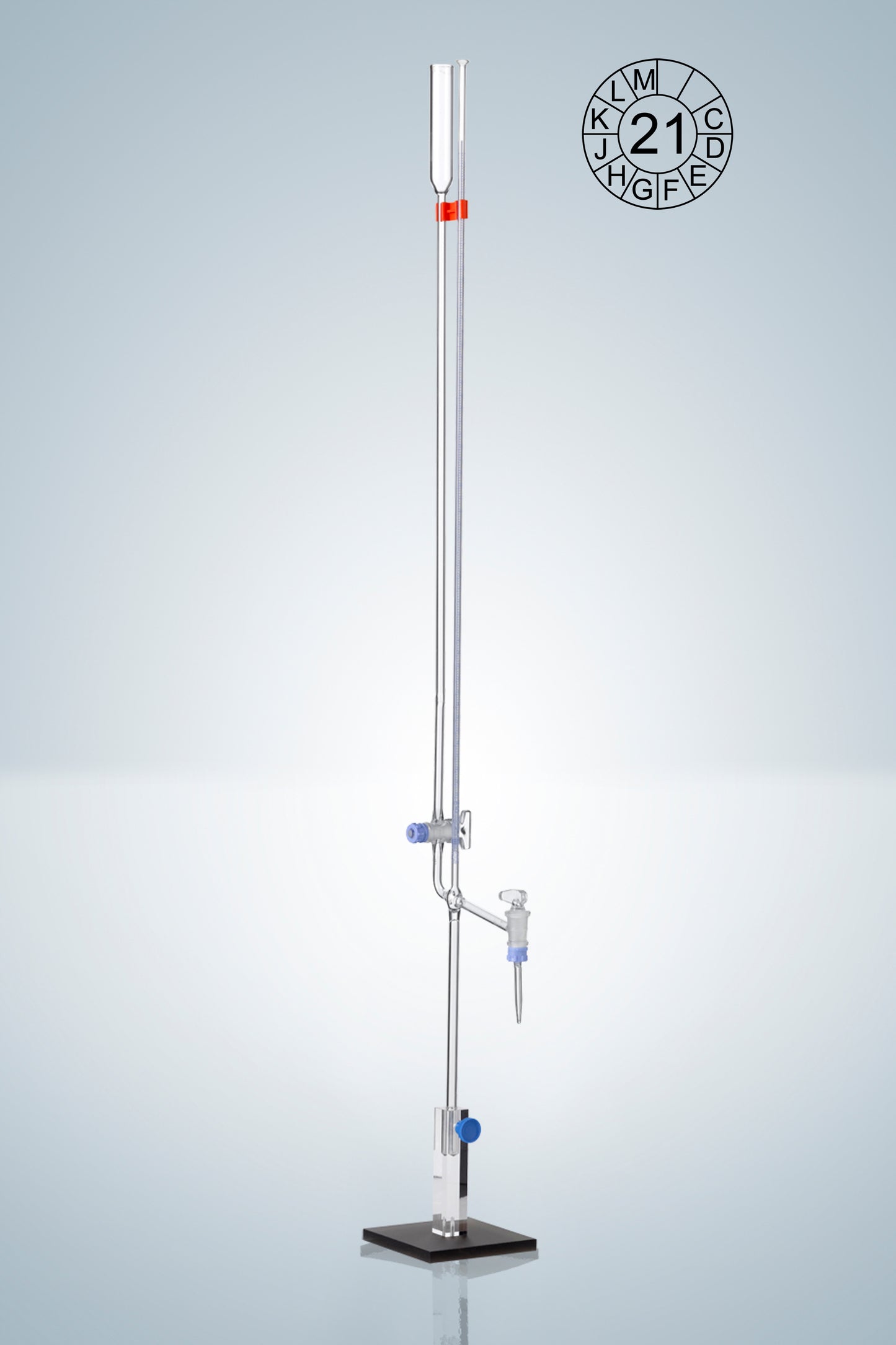 Micro burette DURAN&reg;, cl. AS blue grad.