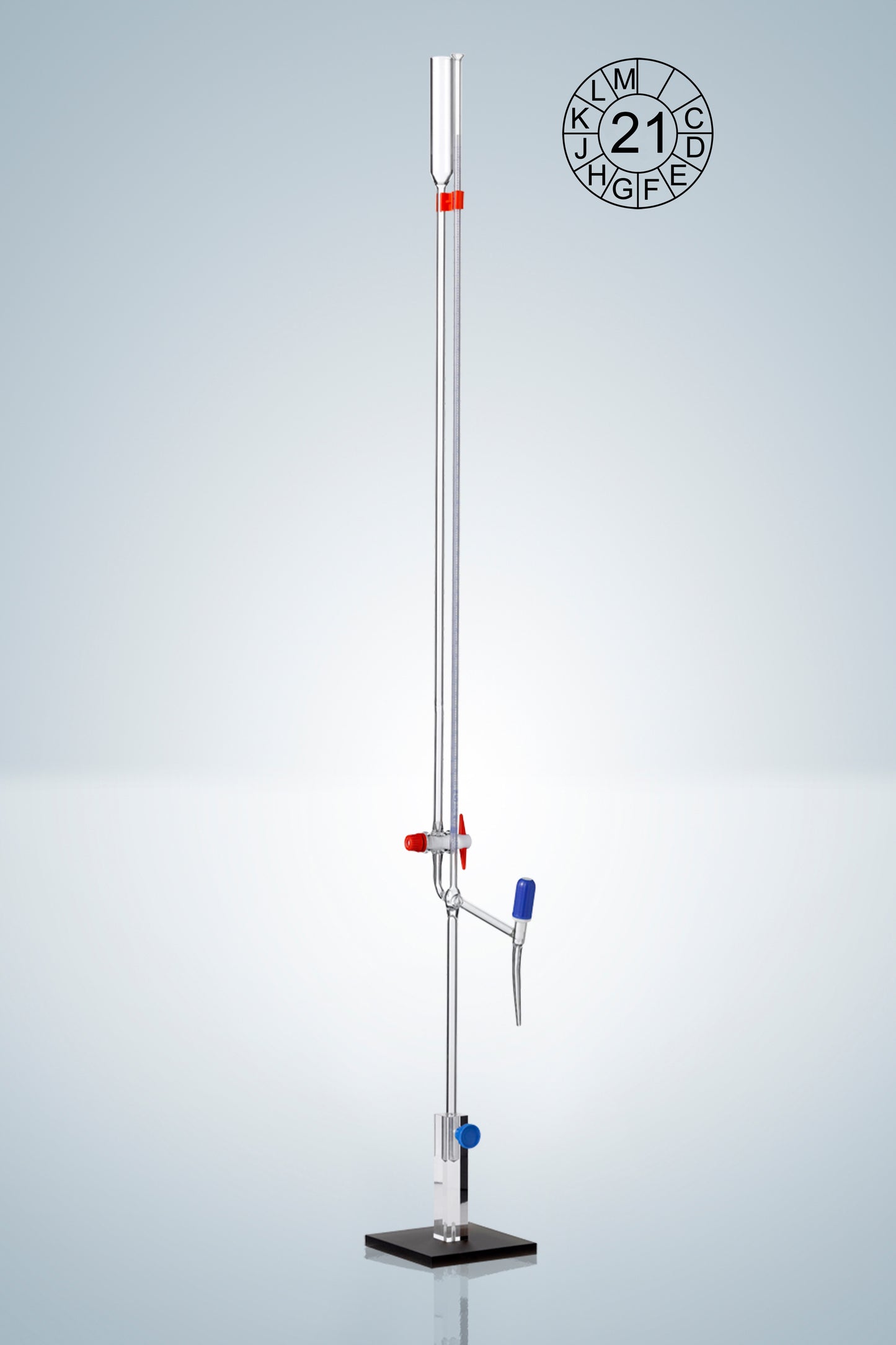 Micro burette DURAN&reg;, cl. AS blue grad.