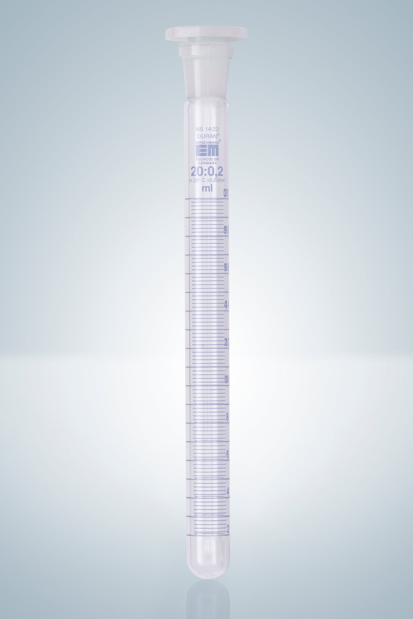 Test tubes DURAN&reg;, blue grad.