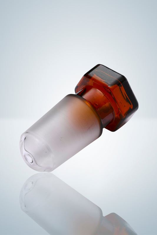 Amber glass stopper