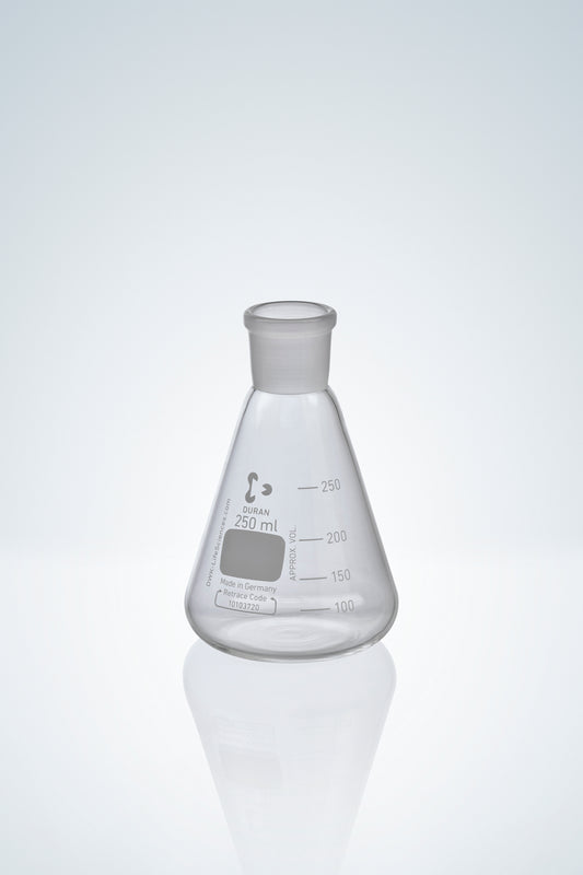 Erlenmeyer flasks DURAN&reg;, white grad.