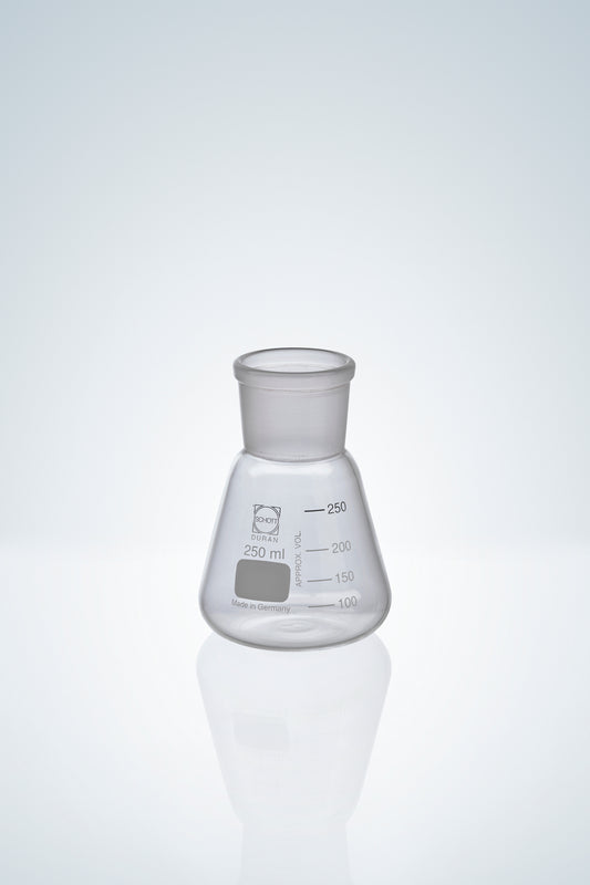 Erlenmeyer flasks DURAN&reg;, white grad.