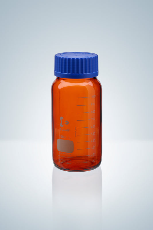 Glass bottles DURAN&reg;, amber glass