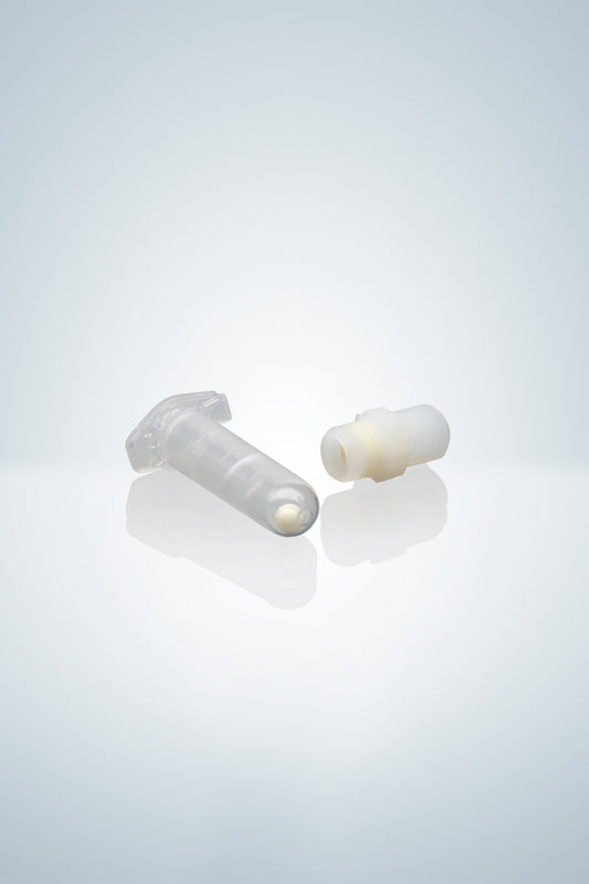 Suction valve, valve seat/ball made of high purity alumina ceramics (Al2O3 99,7%), spring made of Hastelloy