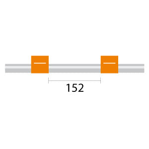 Finaprep 2-stop PVC Orange-Orange Pump Tubing