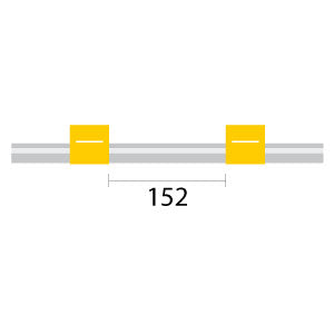 Finaprep flared 2-Stop PVC Yellow-Yellow Pump Tubing