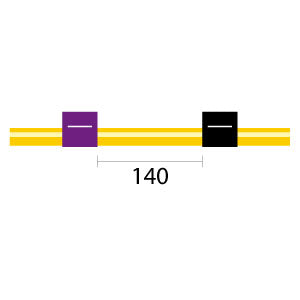 Finaprep 2-stop Solva Purple-Black Pump Tubing