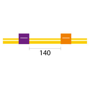 Finaprep 2-stop Solva Purple-Orange Pump Tubing