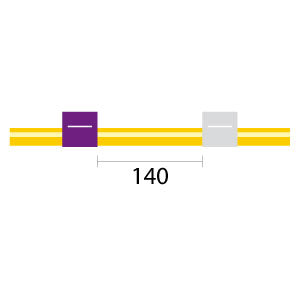Finaprep 2-stop Solva Purple-White Pump Tubing