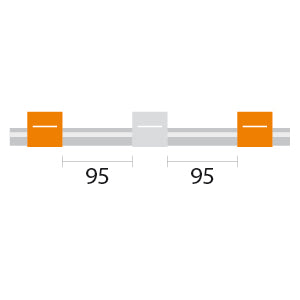Finaprep 3-stop Solva Orange-White Pump Tubing (95mm between stops)