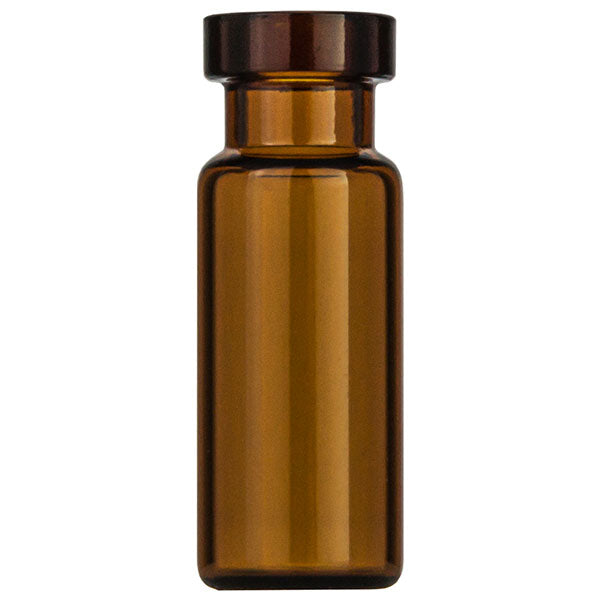 Crimp neck vial, N 11, 11.6x32.0 mm, 2 mL, flat bottom, amber