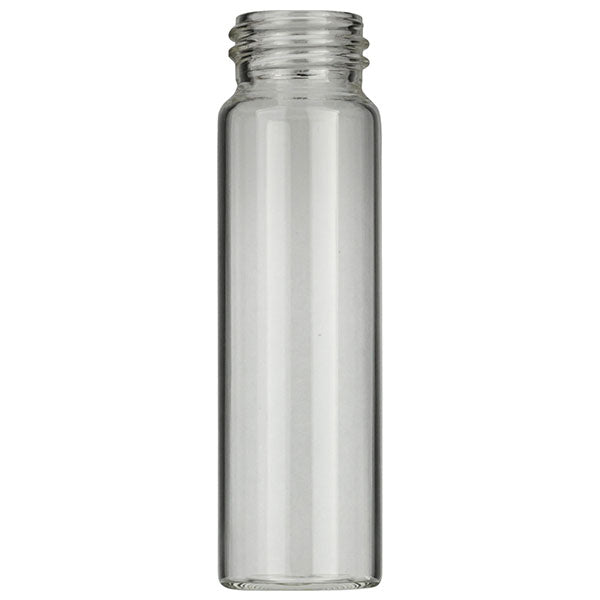 Screw neck vial, N 24, 27.5x95.0 mm, 40.0 mL, flat bottom, clear