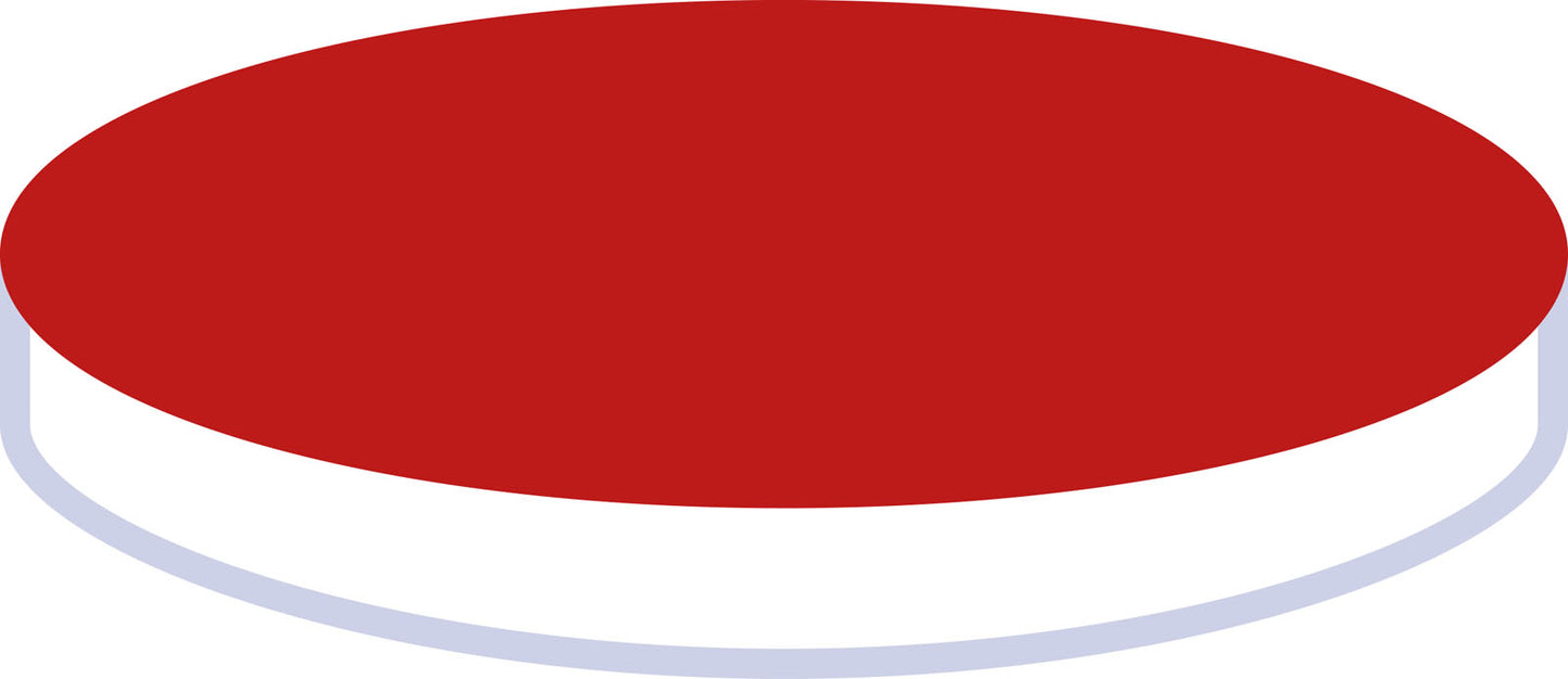 Septa N 9, Silicone/PTFE, white/red, 1.0 mm, 45&deg; shore A