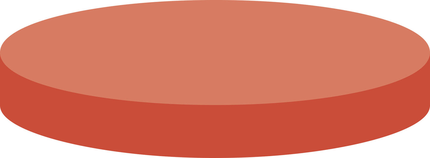 Septa N 12, Red Rubber/FEP, red-orange/colorless, 1.5 mm, 40&deg; shore A