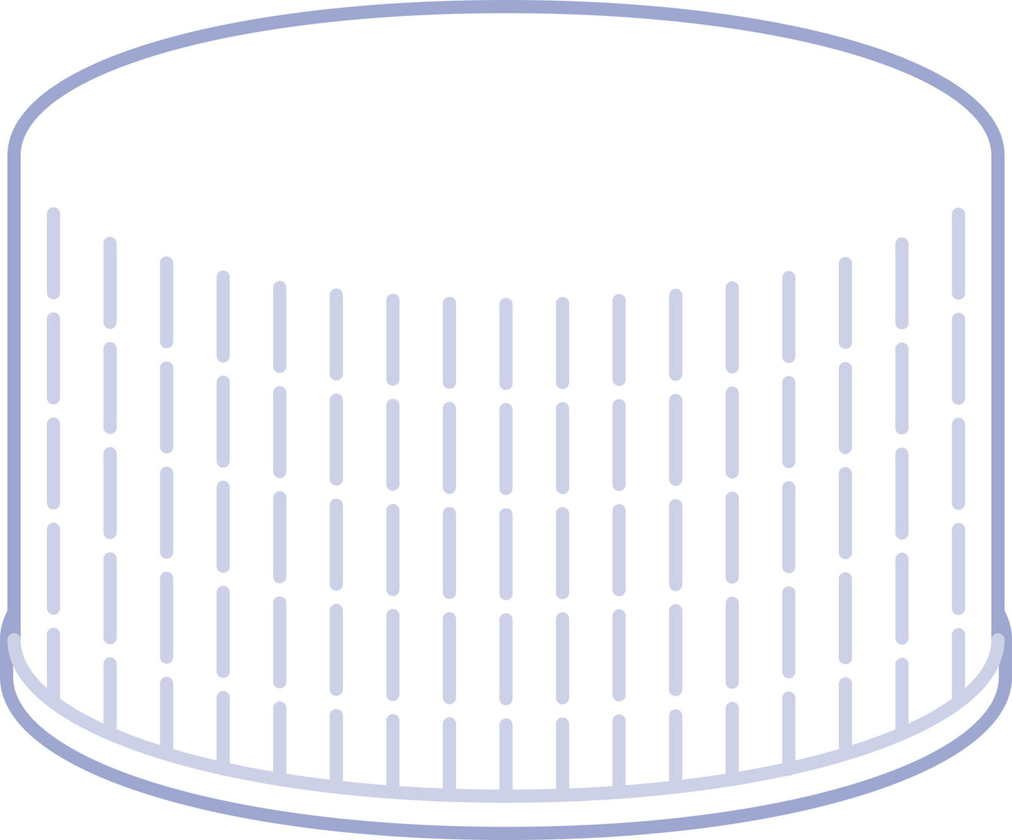Screw closure, N 24, polypropylene, white, closed top, no liner