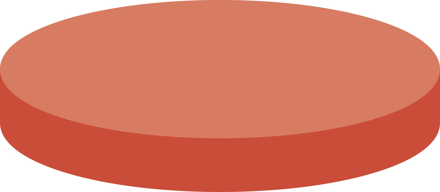 Septa N 8, Red rubber/FEP, red-orange/colorless, 1.3 mm, 45&deg; shore A