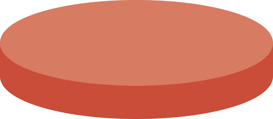 Septa N 8, Red rubber/FEP, red-orange/colorless, 1.3 mm, 45&deg; shore A