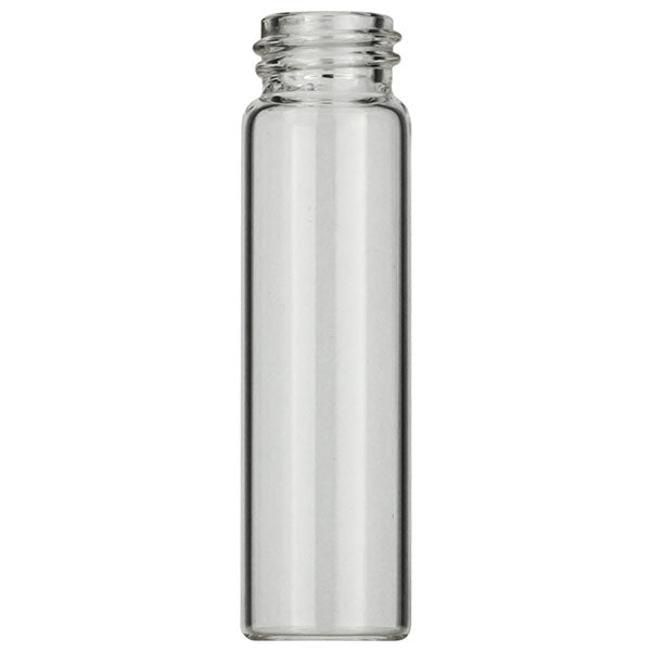 Screw neck vial, N 15, 16.6x61.0 mm, 8.0 mL, flat bottom, clear