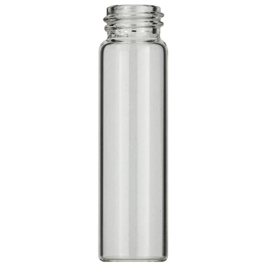 Screw neck vial, N 15, 16.6x61.0 mm, 8.0 mL, flat bottom, clear