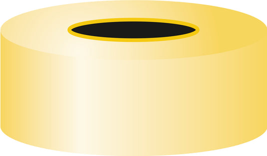 Crimp closure, N 20, alu., gold, center hole, no liner