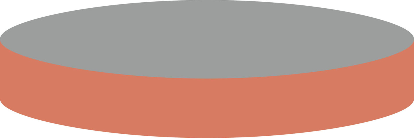 Septa N 17, Butyl/PTFE, red/gray, 1.5 mm, 50&deg; shore A