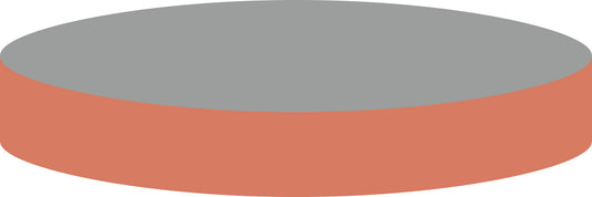 Septa N 17, Butyl/PTFE, red/gray, 1.5 mm, 50&deg; shore A