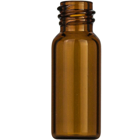 Screw neck vial, N 8, 11.6x32.0 mm, 2 mL, flat bottom, amber