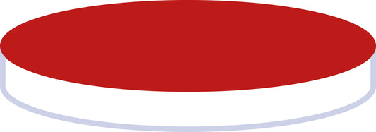 Septa N 12, Silicone/PTFE, white/red, 1.3 mm, 40&deg; shore A