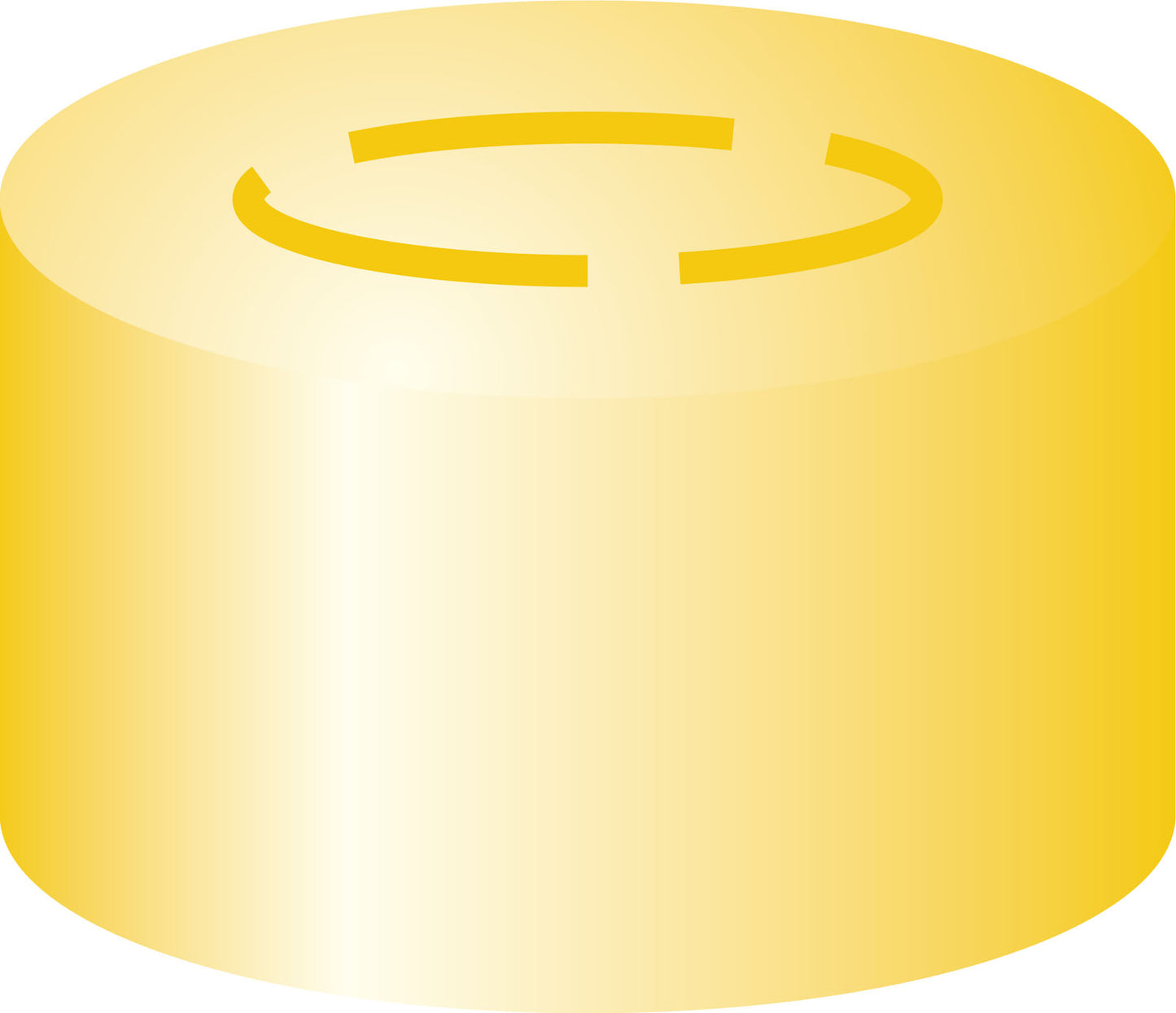 Crimp closure, N 13, alu., gold, center tear off,Butyl dark gray/PTFE gray,2.0mm