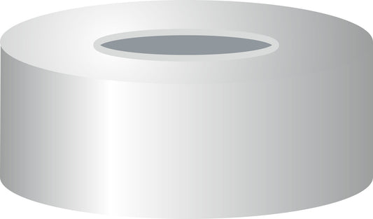 Crimp closure, N 20, alu., center hole, Butyl gray/PTFE gray, 3.0 mm