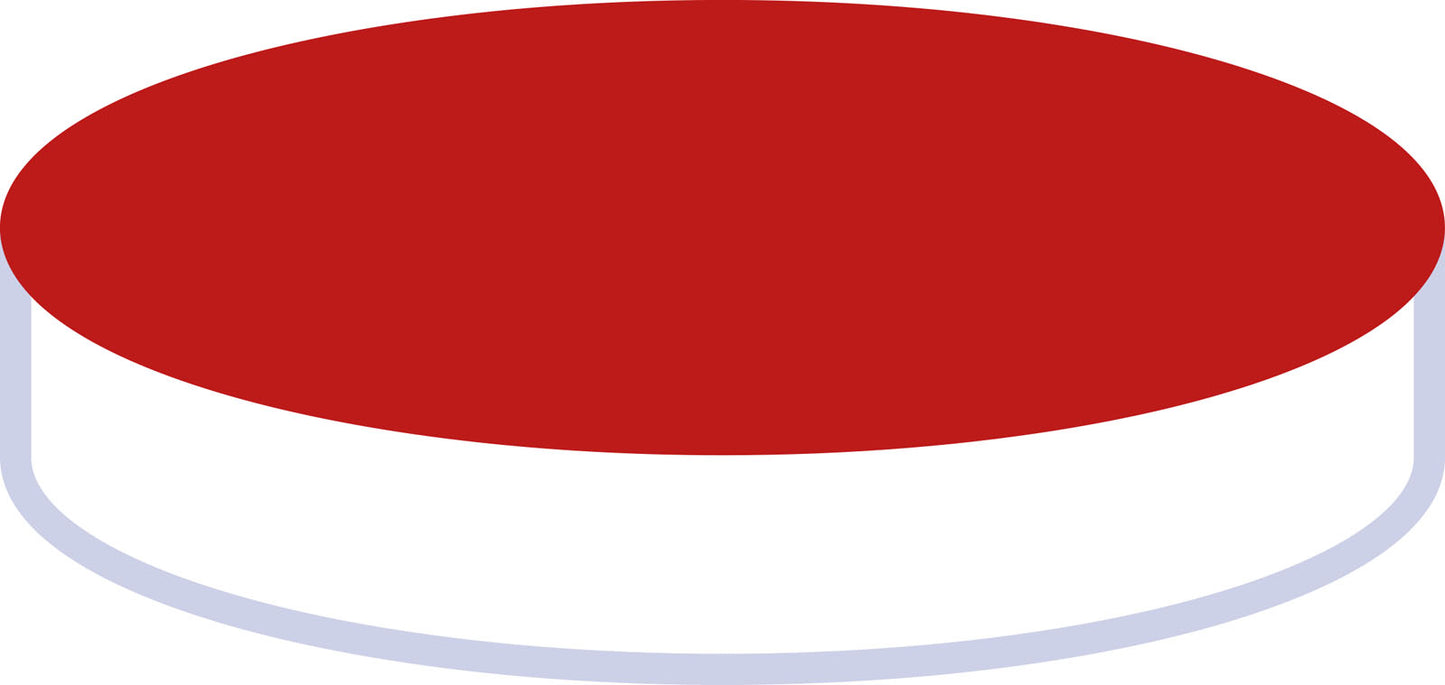 Septa N 8, Silicone/PTFE, white/red, 1.3 mm, 45&deg; shore A
