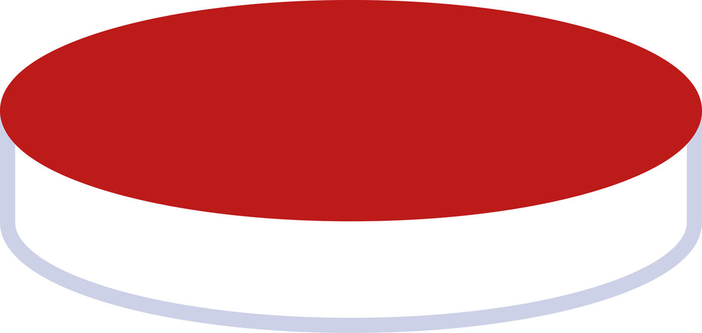 Crimp closure, N 8, alu., center hole, Silicone white/PTFE red, 1.0 mm