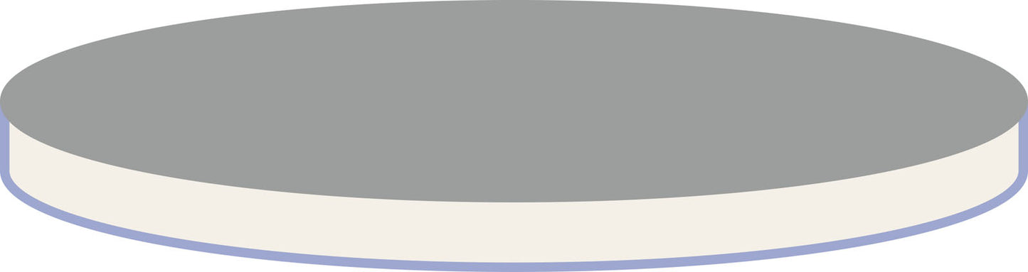Septa N 19, Butyl/PTFE, beige/gray, 1.3 mm, 55&deg; shore A