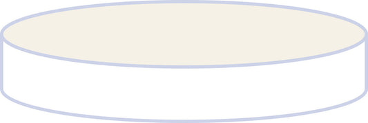 Septa N 20, Silicone/PTFE, white/beige, 3.0 mm, 40&deg; shore A