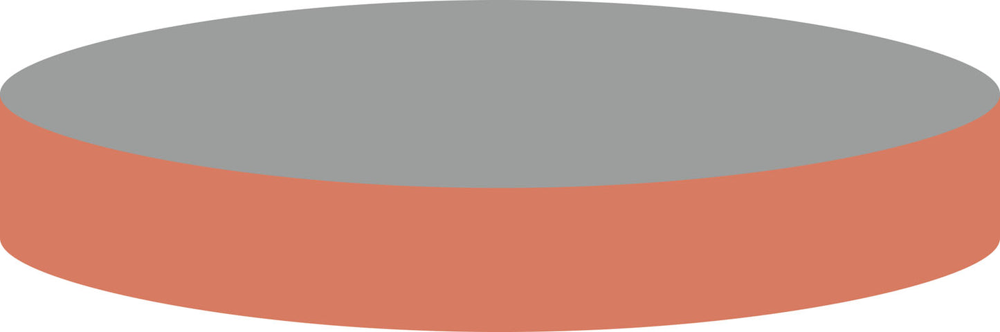 Septa N 22, Butyl/PTFE, red/gray, 2.4 mm, 50&deg; shore A