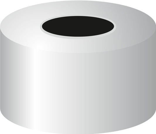 Crimp cap, N 13, alu., center hole, no liner